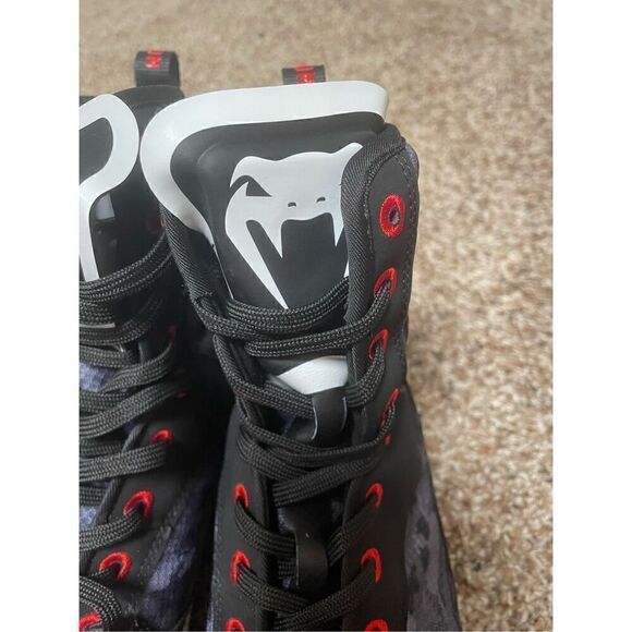 Venum Elite Boxing Lace Up Shoes Dark Camo Men’s Size 7 Brand New with Box - Picture 5 of 12